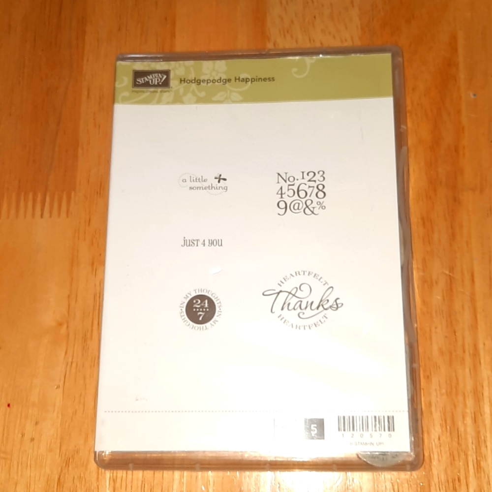 Hodgepodge Happiness Stampin Up set of 5